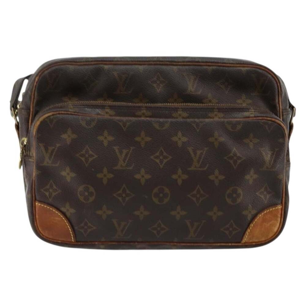 Louis Vuitton Monogram Nile Shoulder Bag Brown